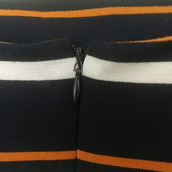 Striped Bodycon Mini Dress with Square Neck - Picture 3 of 5